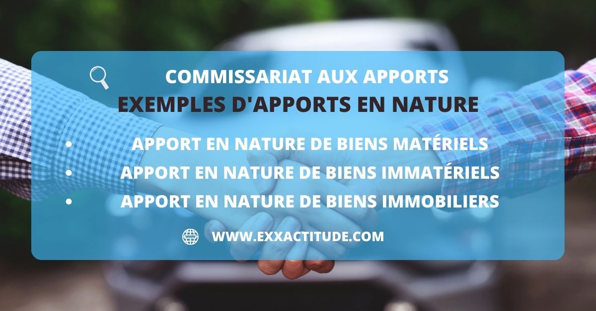 exemples d'apport en nature